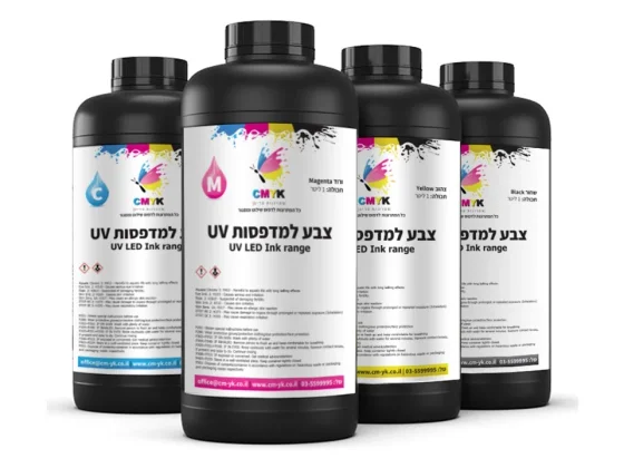 דיו צבע UV יו וי 1 ליטר ORIC ורוד - MAGENTA