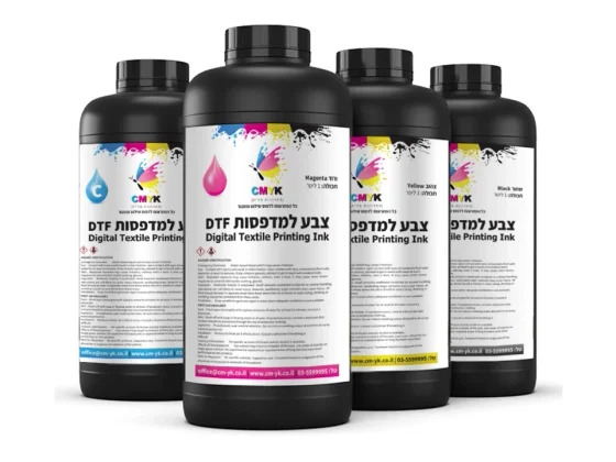 דיו צבע למכונת DTF די טי אף אודלי 1 ליטר ורוד MAGENTA